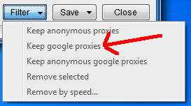 Manage proxies
